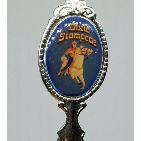 Dixie Stampede Tennessee Mini Collectible Engraved Silver Spoon Home Décor - Picture 9 of 12